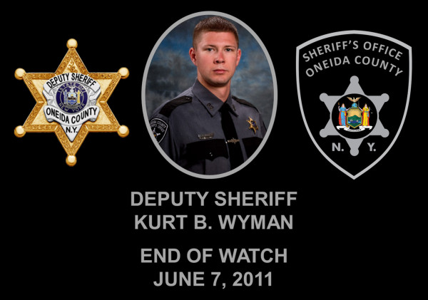 Oneida County Sheriff Line of Duty Memorial Kurt B. Wyman