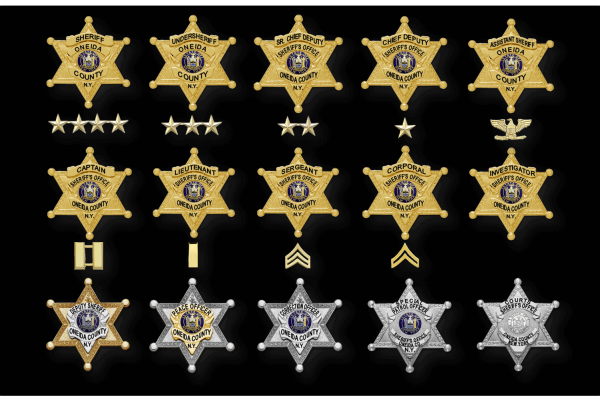 Oneida County Sheriff's Office Badges